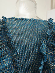 Truly Pleated Sleeveless Top & Skirt
