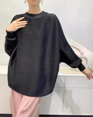 Luxury Pleats Batwing Top