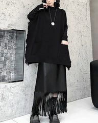 Luxury Oversized Poncho Sweater