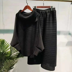 Japanese Plisse Top & Pant Set