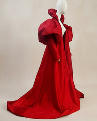 Floor-Length Opera Coat Gown