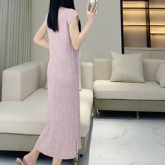 Truly Pleated Cardigan & Dress Set