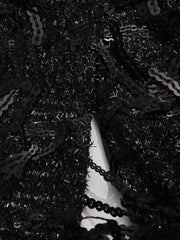 Luxury Sequin Feather Blazer