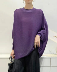 Luxury Pleats Batwing Top