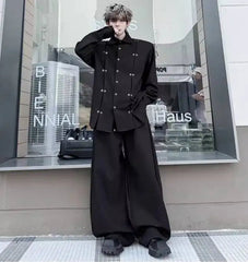 Men's Luxury Japanese Blouse & Pants