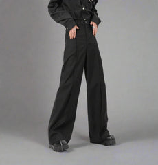 Luxury Men's Pleated Baggy Trousers