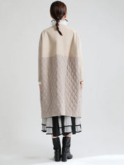 Luxury Diamond Quilted Coat