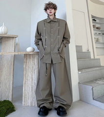 Men's Luxury Japanese Blouse & Pants