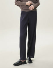 Premium Plissé Wide-Leg Trousers