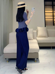 Truly Plisse Pant Suit Set