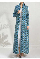 Geometric Pleats Trench Coat