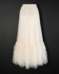 Couture Pleated Tulle Skirt