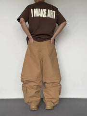 Men's Luxury Convertible Baggy Cargo Pants