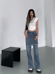 Luxurious Street Style High Waist Jeans