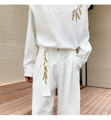 Men's Classic Embroidered 2-Piece Set