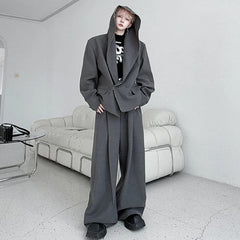 Men's Distressed Oversized 2-Piece