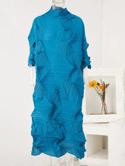 Luxury Pleated Folded Dress