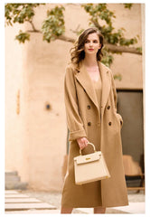 Luxury Cashmere Wool Long Coat