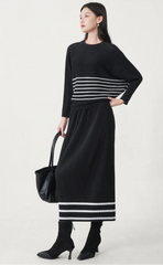 Zero-Crease Pleated Skirt Set