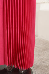 Chic Pleated Modest Skirt Set