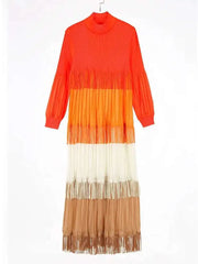Luxury Pleated Fringe Dress