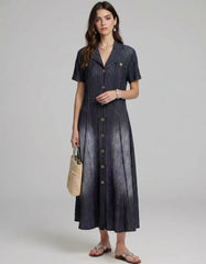 Signature Minimalist Plissé Dress
