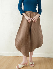 Luxury Pleats Pull-on Pants