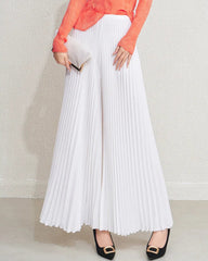 Luxury Pleated Palazzo Pants