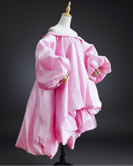 Luxury Puff-Sleeve Evening Cloak