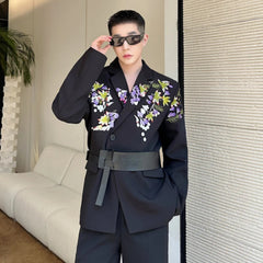 Men's Luxury Embroidered Blazer
