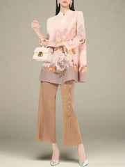 Luxury Pleats Formal Tunic & Pant