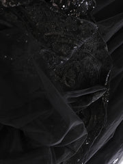 Luxury Lace Embroidered Tulle Skirt
