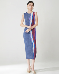 Luxury Pleated Sleeveless Dress