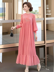 Luxury Formal Plisse Dress
