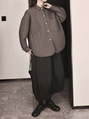 Thick Pleated Quilted Jacket