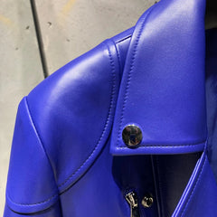 Luxury Sheepskin Asymmetric Jacket