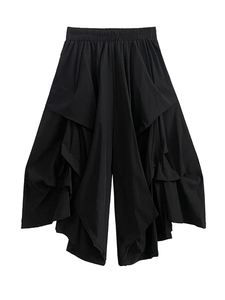HEYFANCYSTYLE Divine High Waist Flare Trousers