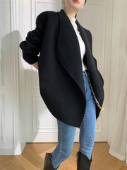 Luxury Thick Double-Knit Cardigan