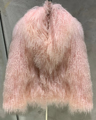 Curly Shearling Lamb Coat