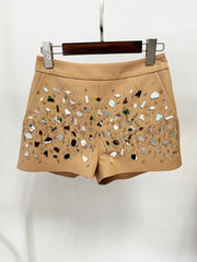 Couture Crystals Shorts & Boyfriend Blazer Suit