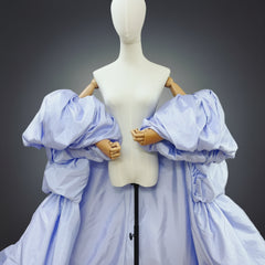 Couture Floor-Length Evening Cape