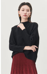 Luxury Relaxed-Fit Pleated Top
