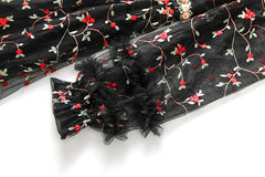 Luxury Tulle Embroidered Dress