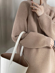 Luxury Ribbed Side-Zip Knit