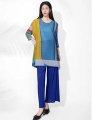 Pleated Two-Piece Evening Set