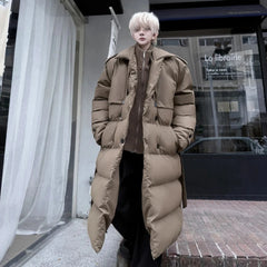 Men's Luxury Long Length Puffer Parka