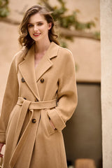 Luxury Cashmere Wool Long Coat