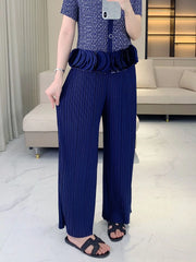 Pleated Pull-On Trousers & Jacket