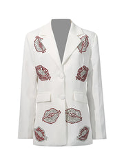 Women's Luxury Rhinestone Blazer