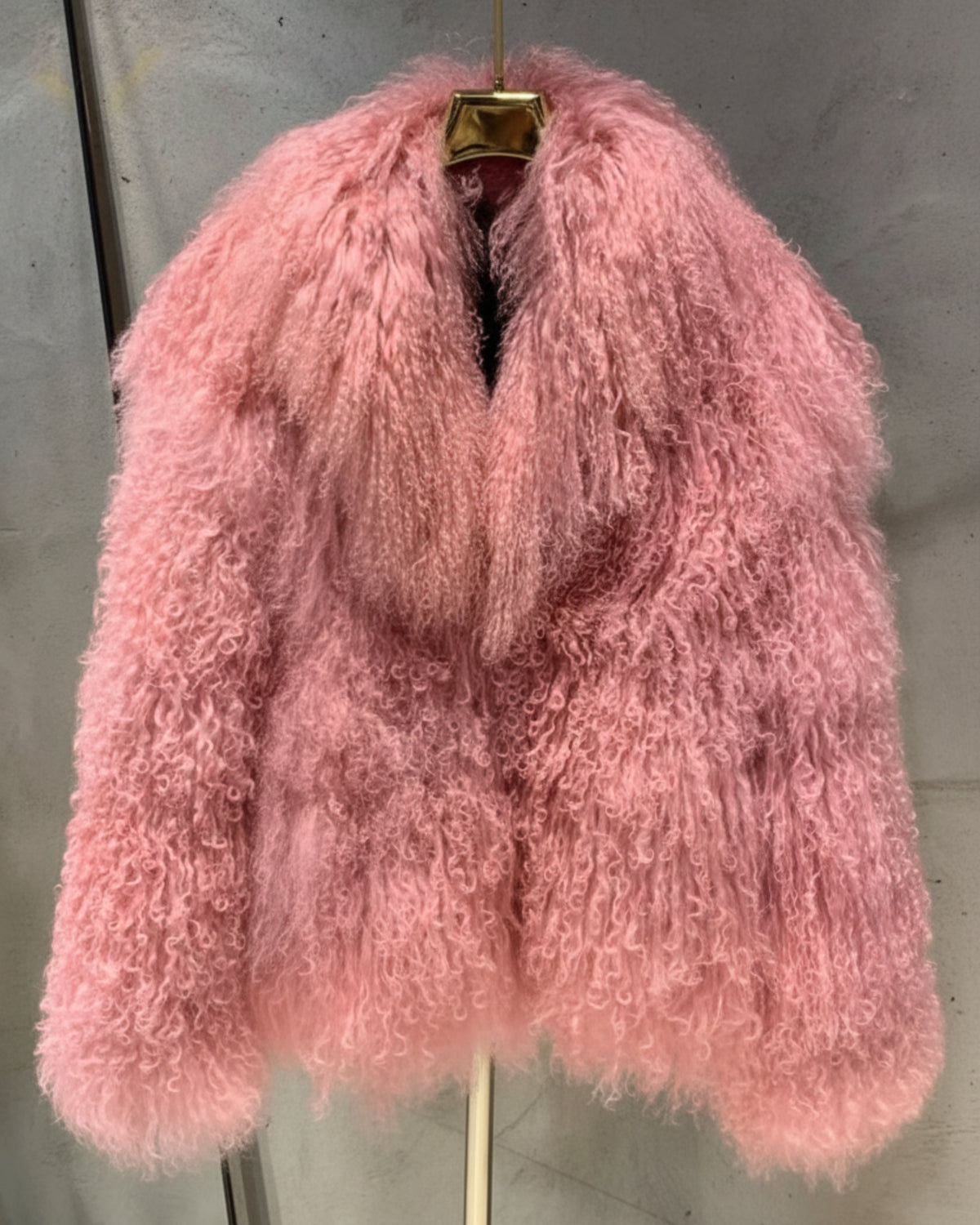 Genuine Tibet Lamb Fur Jacket